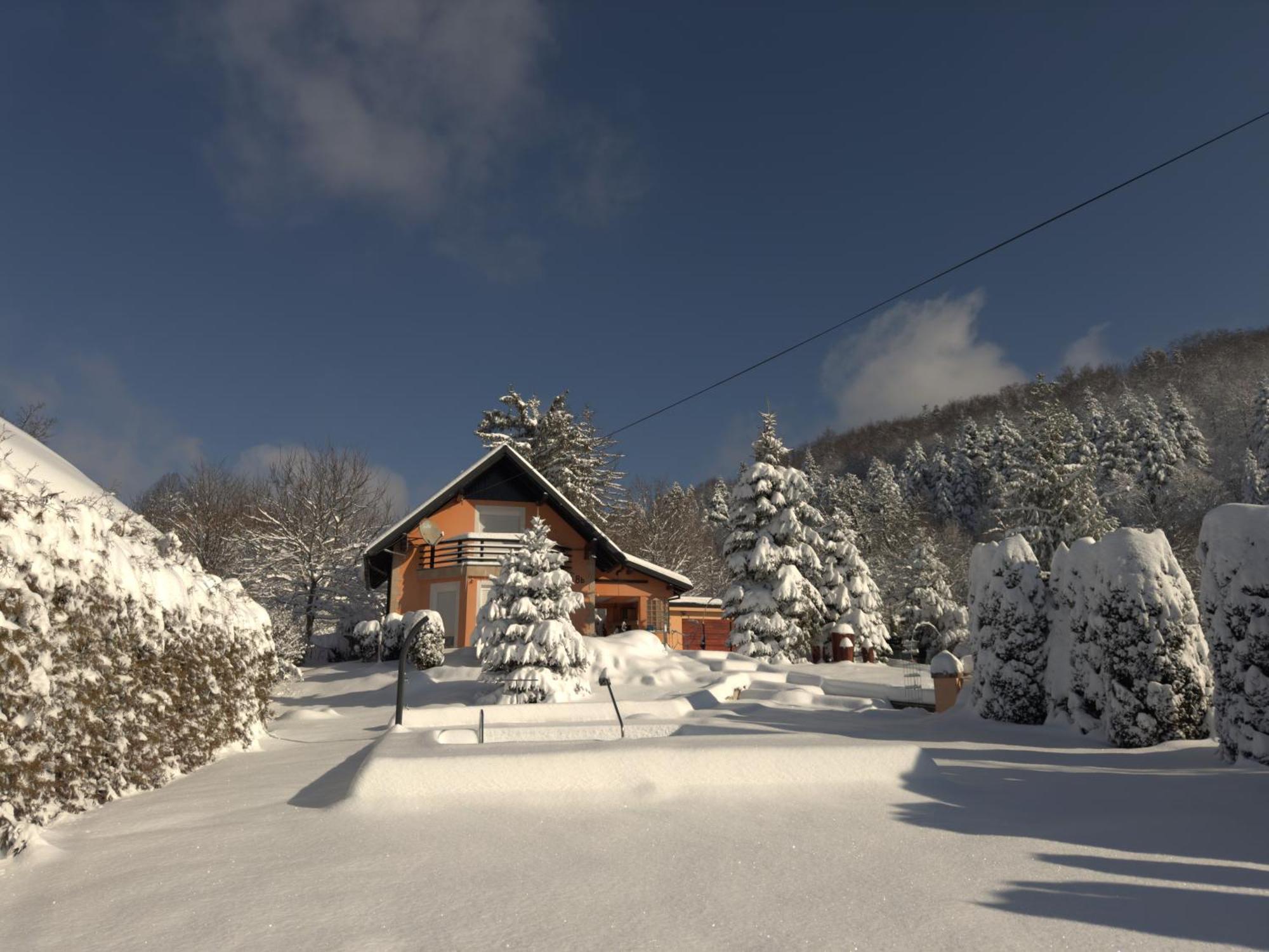 Villa Tratea - With A Heated Pool Tomici 外观 照片